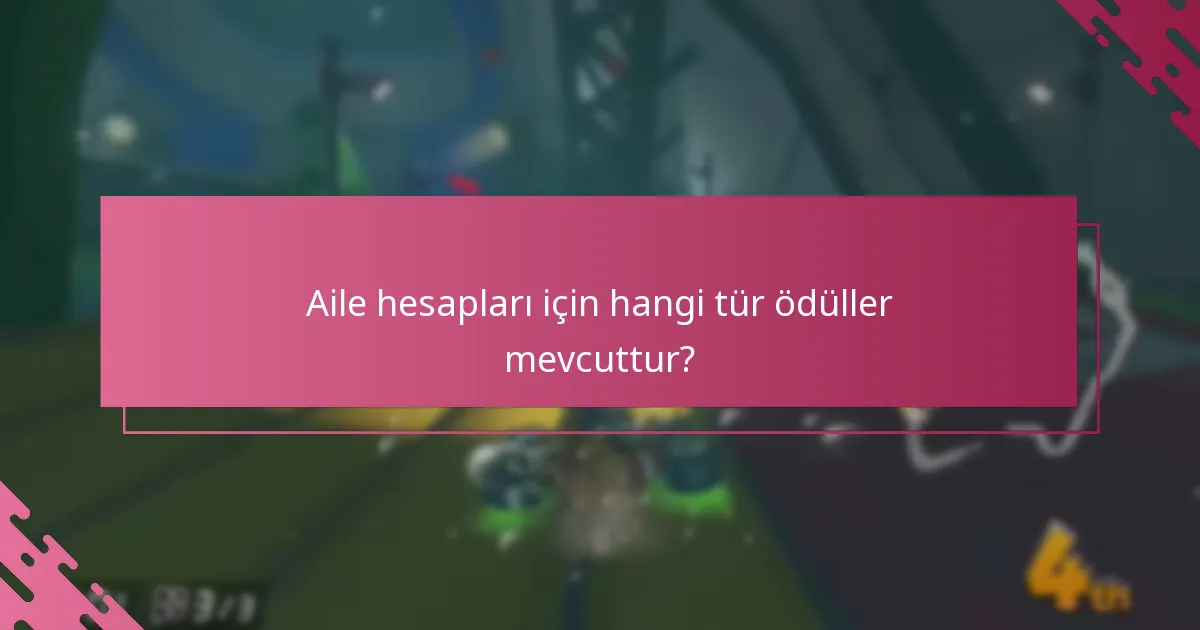 Ödüller aile hesap üyeleri arasında nasıl paylaşılabilir?