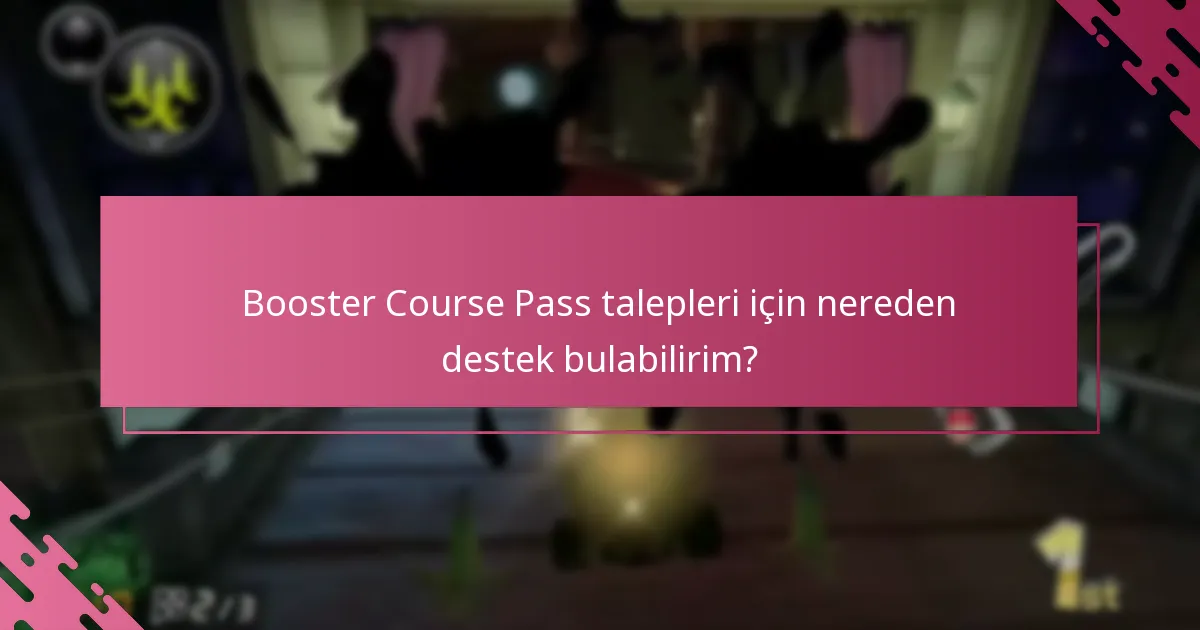 Booster Course Pass talebinin başarısını etkileyen faktörler nelerdir?