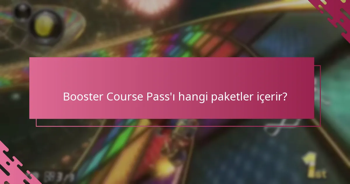 Booster Course Pass için fiyat seçenekleri nelerdir?
