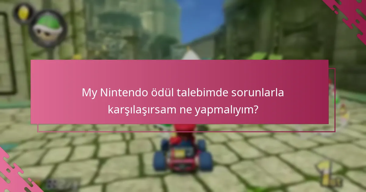 My Nintendo ödül taleplerine hangi kısıtlamalar uygulanır?