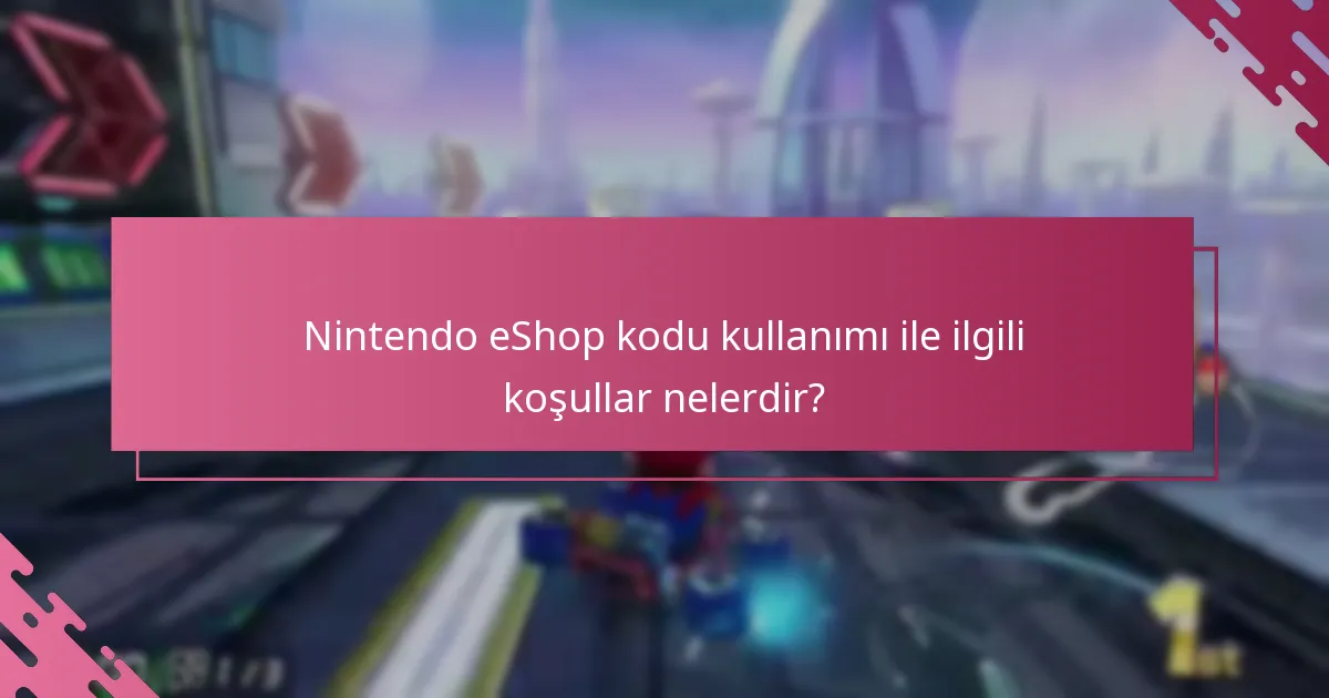Nintendo eShop kodu kullanma sürecinde yaygın hatalar nelerdir?